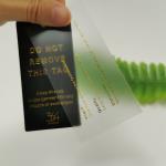 Wholesale Cloth Tag Gold Foil Printing Tag For Garment Jeans Customized Coated
