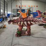 1 Year Warranty Electric Ride On Dinosaur Customized Size For Amusement Park