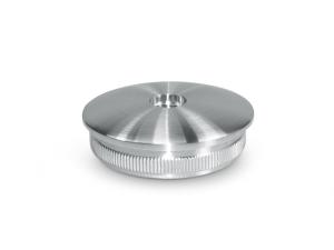 Wholesale Tubular Stainless Steel Railing Components / Handrail Covers Arched And Threaded from china suppliers
