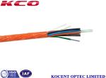 Custom 12 Multi Strand Fiber Optic Cable Single Mode PE Material Indoor Outdoor