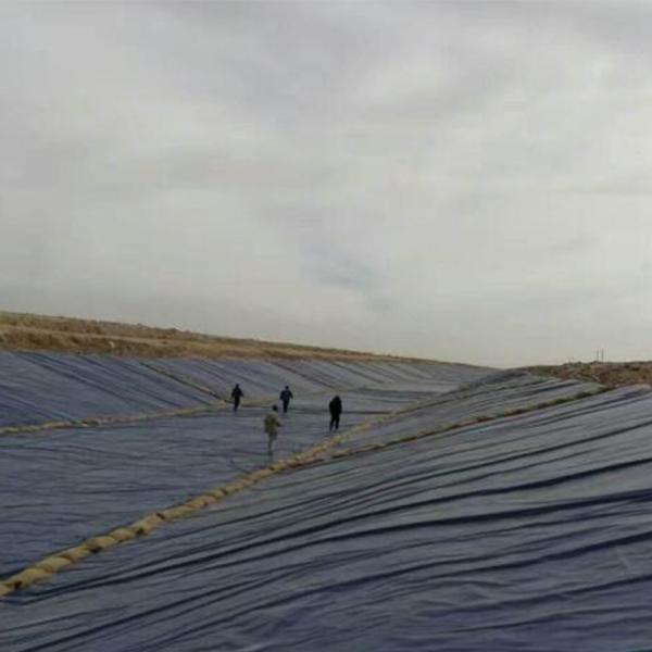 Two Geotextile With One Geomembrane Composite Membrane Liner For Waterproofing Mining Project