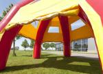 Colorful Inflatable Advertising Tent , Inflatable Event Shelter 6.8 X 6.8 X 4.8M