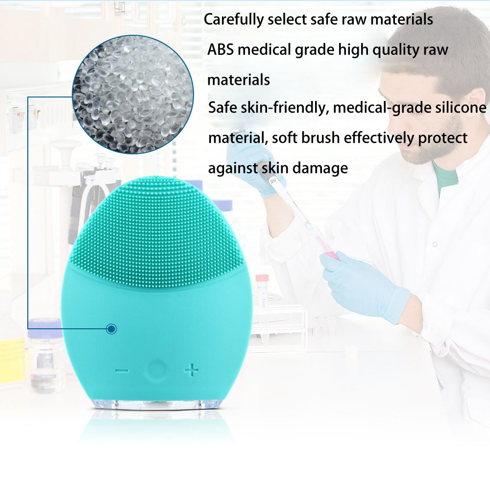 Customized Silicone Facial Cleansing Brush , Silicone Face Scrub Pad Skin Rejuvenation