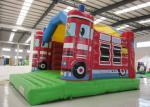 0.55mm Pvc Tarpaulin Indoor Inflatable Bounce House , Toddler Jump House Double