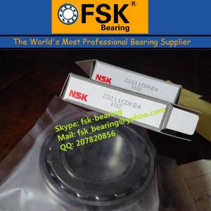 Wholesale Cheap Spherical Roller Bearings 55*100*25mm NSK 22211CDKE4 from china suppliers