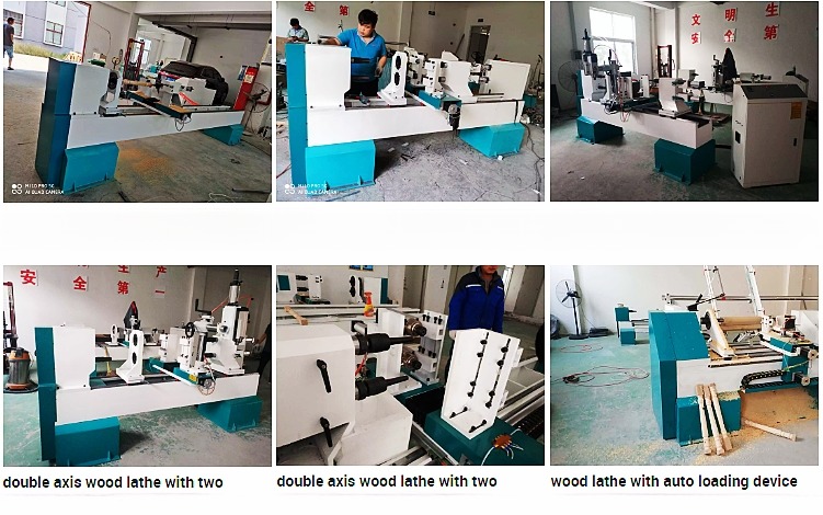 Multifunctional CNC Wood Lathe Machine Wood Turning Lathe For Baseball Bat
