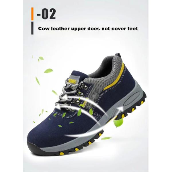Best-Selling Anti-Odor Leather Anti-Crushing Anti-Puncture Men'S Labor Safety Steel Head Shoes Anti-Slip Labor Protectio