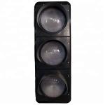 PC/Die Cast Aluminum 300mm Hi 3 Section SMD LED Traffic Light Frensnel Lens