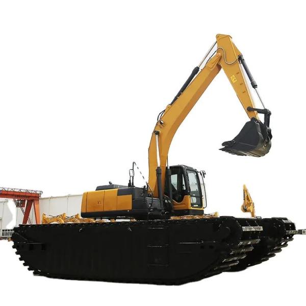 20 Ton Amphibious Excavator Pontoon Undercarriage for Swamp Marsh Floating