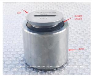 Wholesale Stainless Steel Sounding Head , Ballast Tank Elevated Stainless Steel Sounding Injection Head C40 Cb/T3778-1999 from china suppliers