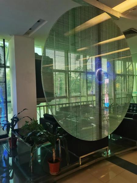 P3.91 - 7.82mm Outdoor Transparent Led Screen High Brightness 3840Hz High