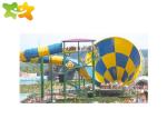 Commercial Fiberglass Water Slides Attractive Popular High Safety For Aquatic