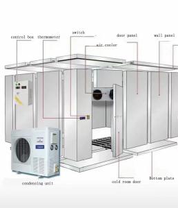 Wholesale Commercial Walk-in Freezer Industrial Freezer Room Meat Quick Freezing Room from china suppliers
