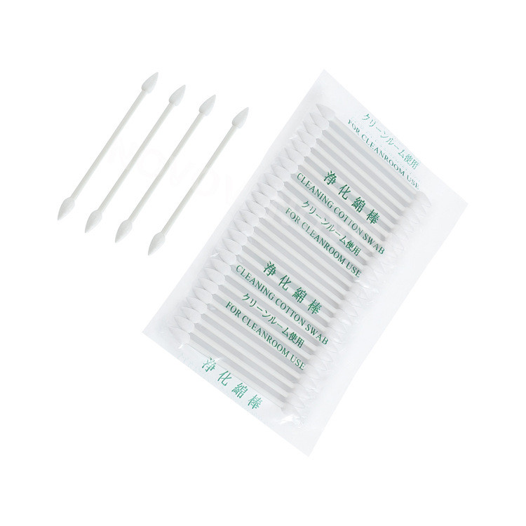 Industrial Sterile Customization Paper Stem Anti Static Swabs Cotton Cleaning Swabs
