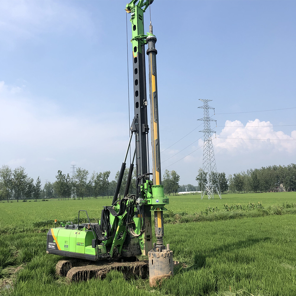 High-Power 10m Rotary Pile Equipment 7 - 30rpm Max Drilling Depth For Construction