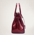 Platinum Pu Leather Messenger Bag