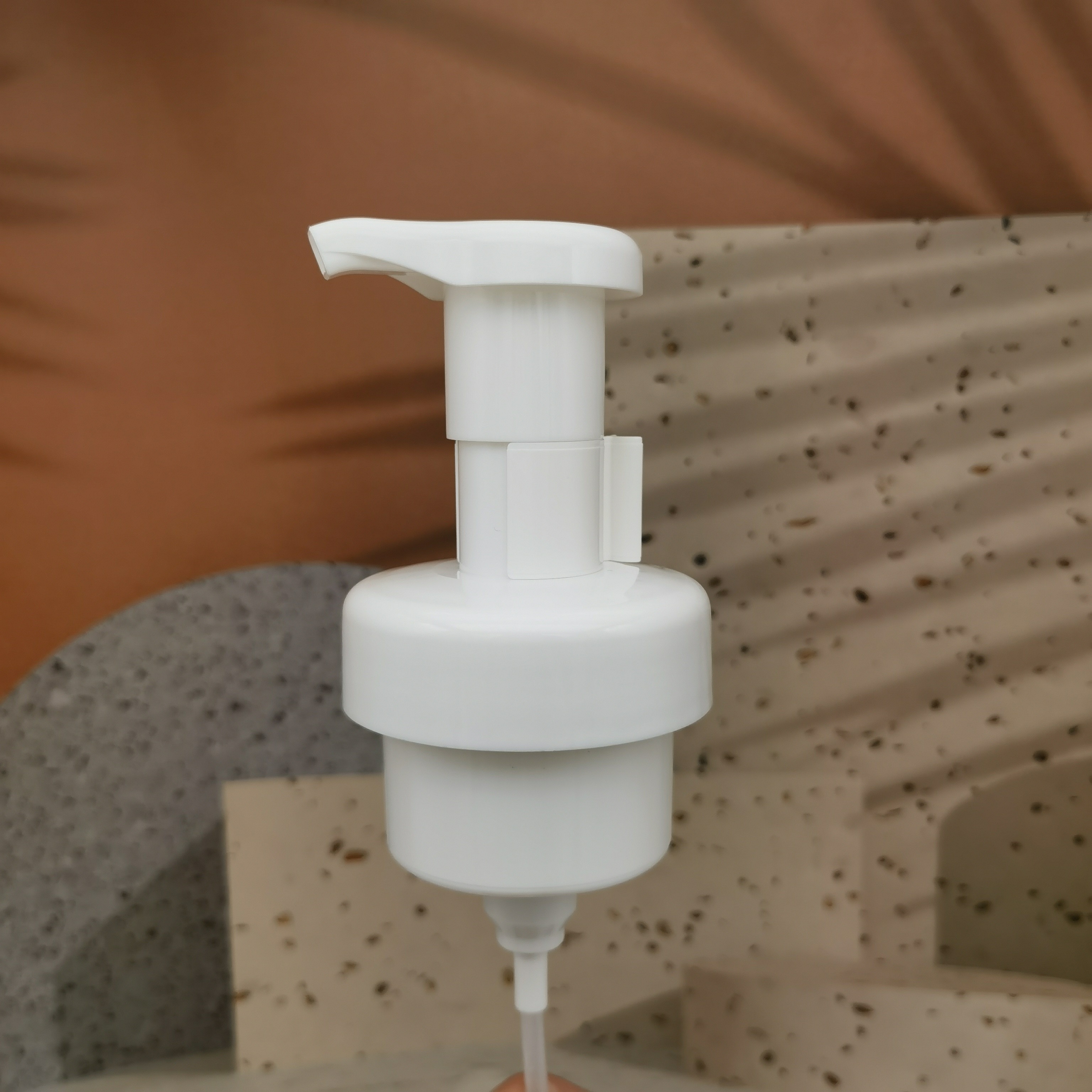 3cc 58mm Big Dosage Mousse Plastic Foam Pump Hand Soap Dispenser With Clip