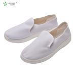 Unisex gender anti static safety cleanroom PU canvas shoes working esd safety