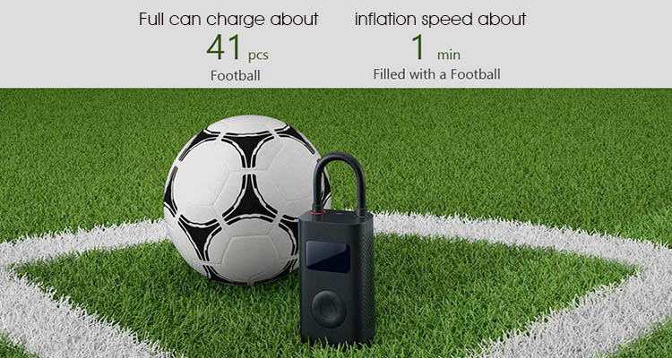 Xiaomi Electric Air Pump Rechargeable inflator 150PSI Smart Digital Tire Pressure Detection for Football Car Bike Pump