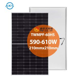 Wholesale 595W High Power TW Solar Panels 605W 610W 600W Monofacial Solar Panels Half Cell from china suppliers