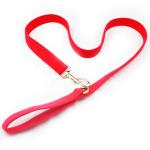 Custom Nylon Dog Leash / Printed Logo Luxury Padded Decorative Velvet Dog Leash