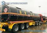 Steam Heating 3 Axle Asphalt Tank Trailer 42000 L Bitumen Tanker