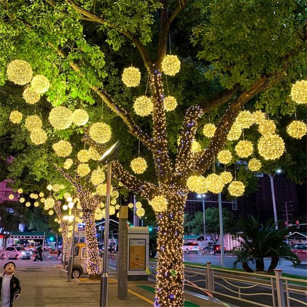 20 30 40 50CM Globe Fairy String Lights Outdoor Party Wedding Garden Decor
