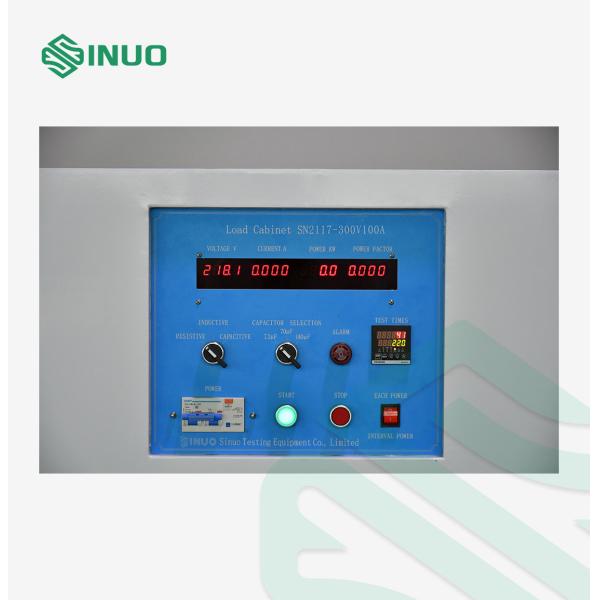 IEC 62196 Resistive Inductive Capacitive Load Cabinet For Electric Vehicle