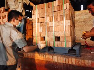 Wholesale 0.5Mpa-0.75Mpa Auto Brick Packing Machine CE ISO Certified from china suppliers