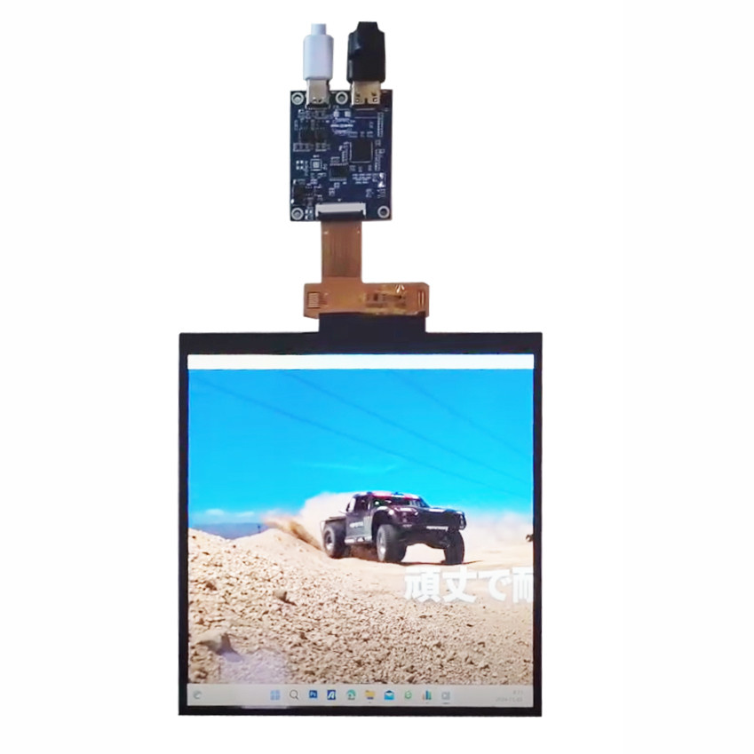 7.6 Inch 800x800 Square TFT Display Module MIPI Interface With HDMI Driver Board