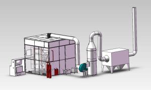 Wholesale Aircraft Flammability Test Chamber , White 1200 Degree Vertical Flame Test Chamber from china suppliers