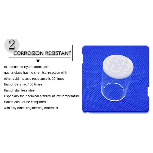 Filter UV Quartz Glass Tube 100mm-2500mm Length SIO2>99.99% Material