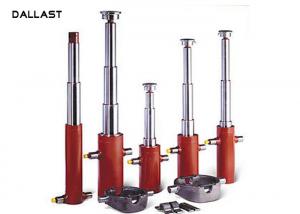 China Single Acting Multi Stage Telescopic Hydraulic Cylinder Anti Rust Painting Trademark on sale