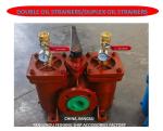 Double Low Pressure Oil Filter AS16050-0.40/0.22 Cb/T425-94 Duplex Low Pressure