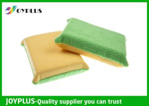 Wholesale Green Yellow Chamois Car Cleaning Mitt Portable OEM / ODM Acceptable AD0620 from china suppliers