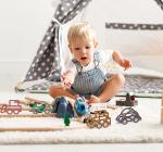 Car Shape Baby Silicone Toys Multi Color Food Grade Nontoxic Material