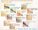 EASY TEAR ZIPPER, PRESS LOC ZIPPER, PE FLANGE ZIPPER, PP FLANGE ZIPPER, PE
