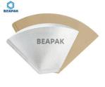 Gravure Printing Wood Pulp Paper Coffee Filter Custom Logo