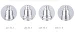 Foundation Airless Vacuum Pump Lotion Bottle Shiny Silver Cream Pump Matte
