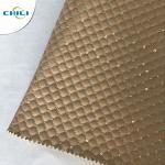 Trade Assurance Hot Sale Shiny Sequin Pu Synthetic Embroidered quilted shoe