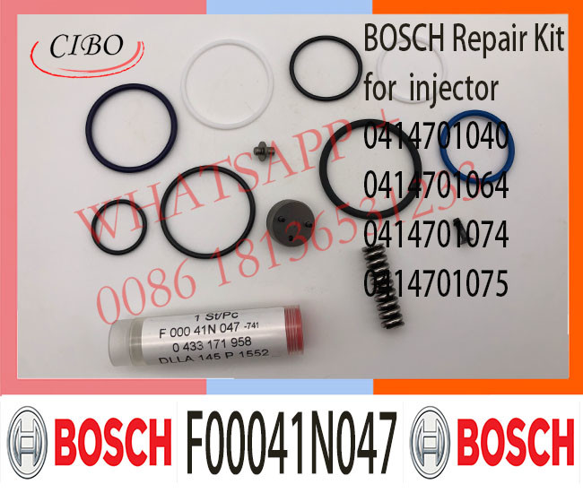 F00041N047 DIESEL SCANIA INJECTOR PARTS REPAIR KIT 0414701040 0414701064 0414701074 0414701075 FOR SCANIA 1548475 176655