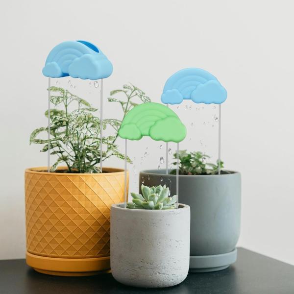 Silicone Rainbow Plant Waterer, Plant Watering Rain Cloud, Plant Lover Gifts, Plant Lady Gifts For Women, Plant Accessories,House Warming Gifts New