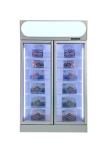 Convenience Store Upright Display Merchandiser Freezer For Ice Cream