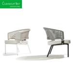 Outdoor Foam Water-Resistant Fabric Modern Style Wicker Chair Sofa for All