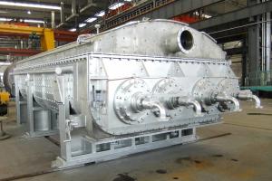 Wholesale Hollow Blade Sludge Dryer Machine , Rotary Vacuum Paddle Dryer from china suppliers
