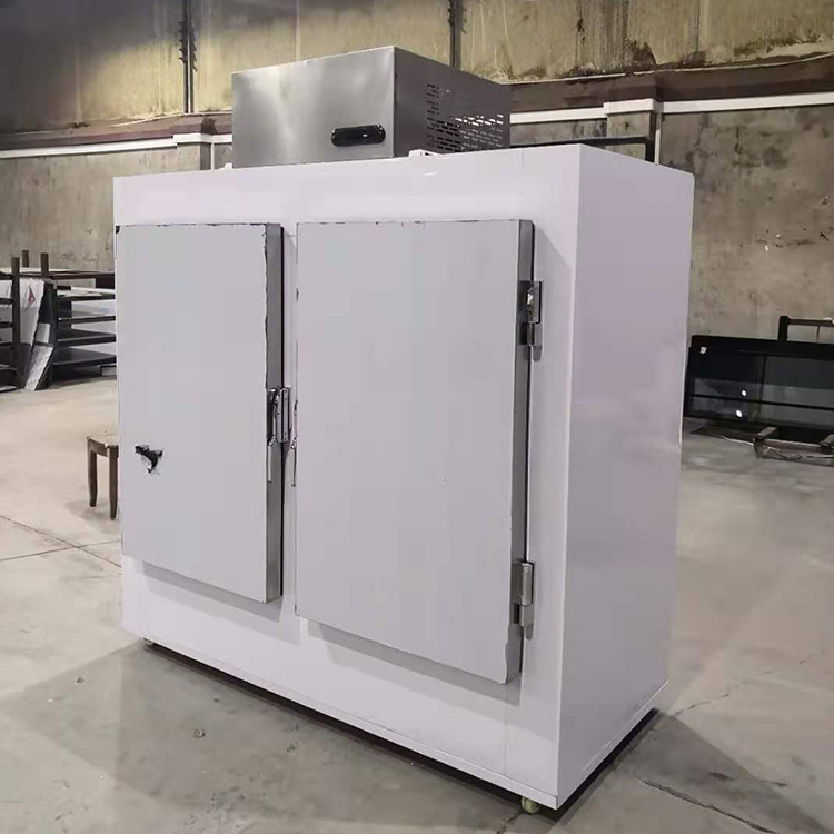Stainless Steel 525W Refrigerated Ice Bag Storage Bin Freezer