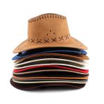 Child And Adult Suede Cowboy Outdoor Boonie Hat , Waterproof Promotional Bucket