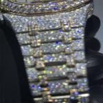 3EX Moissanite Iced Out Watch ChainMoissanite High End Watches