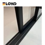 CE Certificates Shatterproof Glass Sliding Door White Aluminum Shower Screens