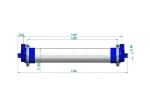 PVDF Cylindrical Cartridge UPVC Ultrafiltration Membrane